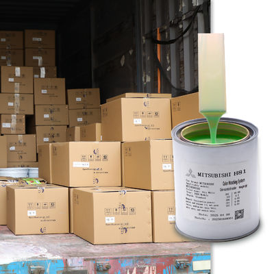 Vernice per auto di rifinitura con tecnologia acrilica 1K per ambienti ad alta temperatura e asciutti con effetto Oro Champagne