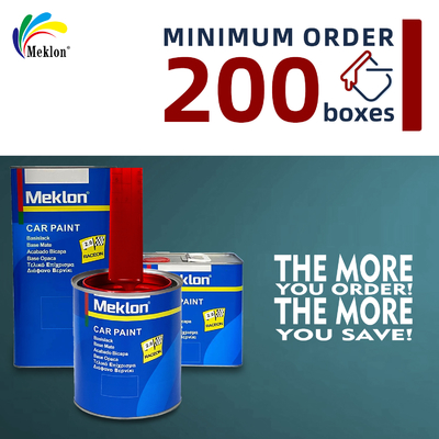 Vernice per auto resistente ai raggi UV da 1K con alto lucentezza continua e splendente vernice per auto rossa