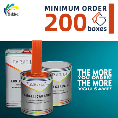 Vernice spray arancione per auto 1K2K ad asciugatura rapida ed efficiente