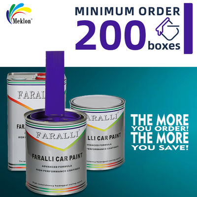 Vernice spray per auto blu viola metallizzato con alte prestazioni e basse emissioni di VOC