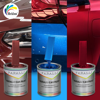 Vernice per auto rosso brillante 1K2K personalizzabile, resistente all'usura e agli agenti atmosferici