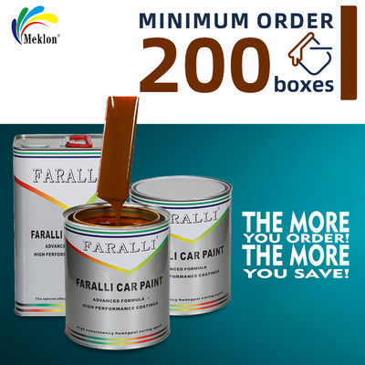 Vernice marrone ecologica 1K2K per auto, resistente ai graffi e alle alte temperature