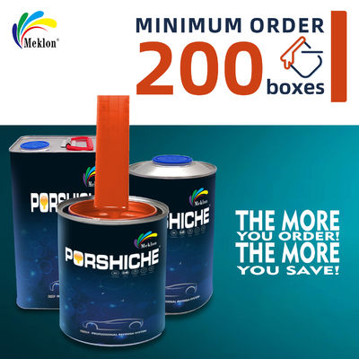 Vernice di riparazione fornita in fabbrica resistente ai raggi UV e resistente alle intemperie Vernice di auto arancione rossa