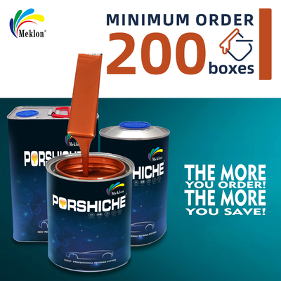 Vernice per riparazione auto arancione metallizzata, lucida, resistente e antiusura