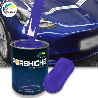 Vernice per auto blu viola resistente all'usura e ai graffi, con corrispondenza cromatica di alta qualità, grado fabbrica 1K2K