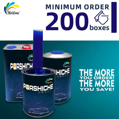 Verniciatura automobilistica blu brillante Finitura lucida senza graffi rapporto di miscelazione 2:1