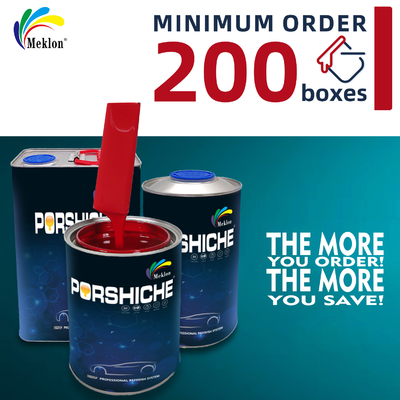 Vernice automobilistica rossa Meklon ad asciugatura rapida - Lucido elevato resistente ai raggi UV