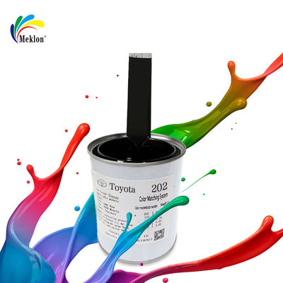 Vernice di riparazione 1K nera ad alta lucentezza per superfici metalliche