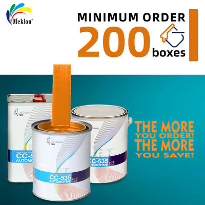 Corrispondenza con vernice originale ad alto lucido, di lunga durata, di asciugatura rapida, di colore arancione.