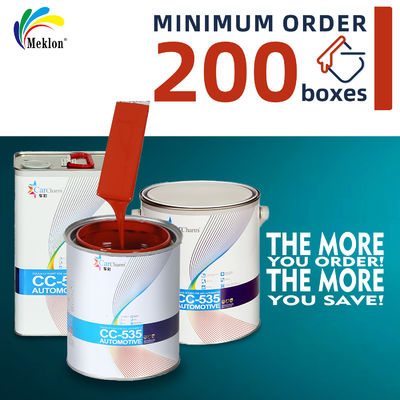 Corrispondenza con la vernice originale di fabbrica anti-UV efficiente, asciugatura rapida, fiamma, vernice per auto rossa