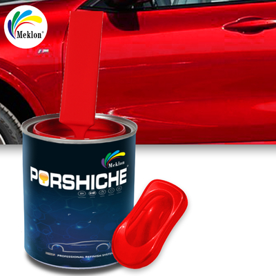 Basecoat Effetto specchio ad alto lucido Vernice auto Vernice automobilistica 1K Grande Vernice rossa Riparazione auto Vernice pura e a colori completi Fornitore
