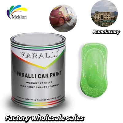 Vernice verde perla impermeabile per auto Anti UV Stabile 1K Basecoat per carrozzeria auto