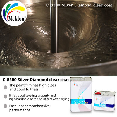 Silver Diamond Car Clear Coat Varnish Anti Abrasion Resistente al tempo