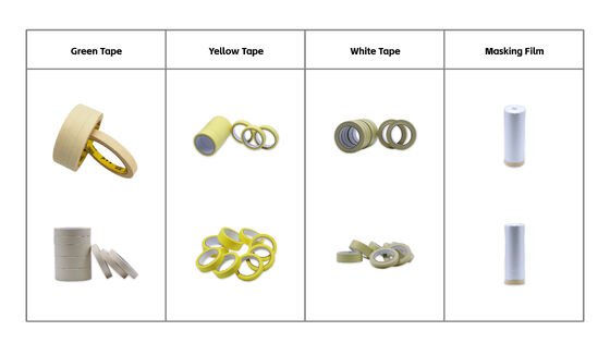 Diversi tipi di vernici per auto e accessori di bellezza tra cui scegliere
