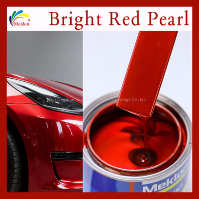 Meklon rosso brillante perla alto cromo resistente agli graffi Rifinire vernice per auto per riparazione auto