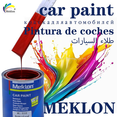 Meklon rosso brillante perla alto cromo resistente agli graffi Rifinire vernice per auto per riparazione auto