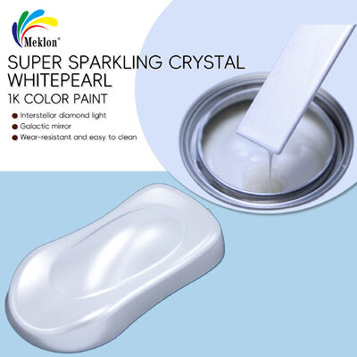 Vernice Spray Acrilica Mk-X-11 per Ritocco Auto 1k Base Opaca Finitura Perlata Bianco Cristallo Lucido al 100% per Riparazione Auto