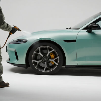 Vernice per auto in resina acrilica verde perla antigraffio a basso VOC per riparazioni automobilistiche