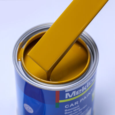 2K Mud Yellow Acrylic Car Refinish Topcoat Paint with Spray Application Liquid Coating Car Paint per riparazione e ristrutturazione auto
