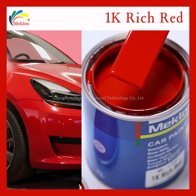 Vernice acrilica 1K rosso intenso resistente agli agenti atmosferici per rivestimenti e vernici automobilistiche