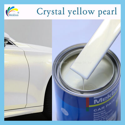 Vernice per auto di rifinitura e sistemi di verniciatura per auto coerenti adatti per la riparazione professionale della carrozzeria e la rifinitura Crystal Yellow Pearl