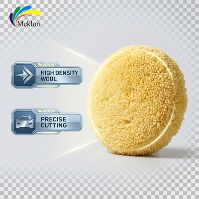 I produttori cinesi utilizzano palline di lana a una e due facce per la verniciatura e la lucidatura delle superfici delle automobili