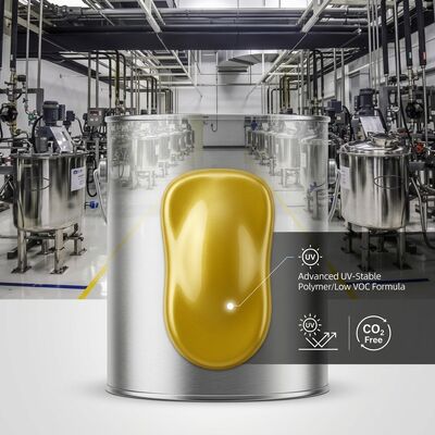 Vernice per auto a basso tenore di VOC Cristallo di perla giallo Vernice per auto resistente agli UV Fornitore