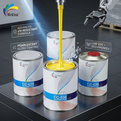 Vernice per auto a basso tenore di VOC Cristallo di perla giallo Vernice per auto resistente agli UV Fornitore