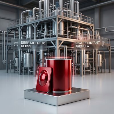 Vernice per auto rosso resistente al calore, antiossidazione Vernice per auto rosso metallico