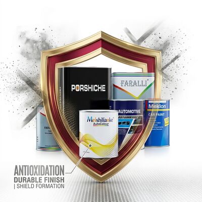Vernice per auto rosso resistente al calore, antiossidazione Vernice per auto rosso metallico