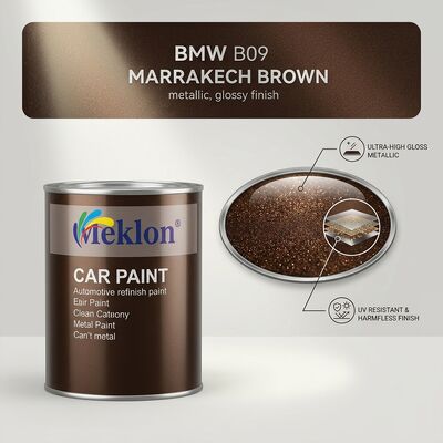 Vernice per auto marrone UV resistente praticamente innocuo Per BMW B09 Marrakech