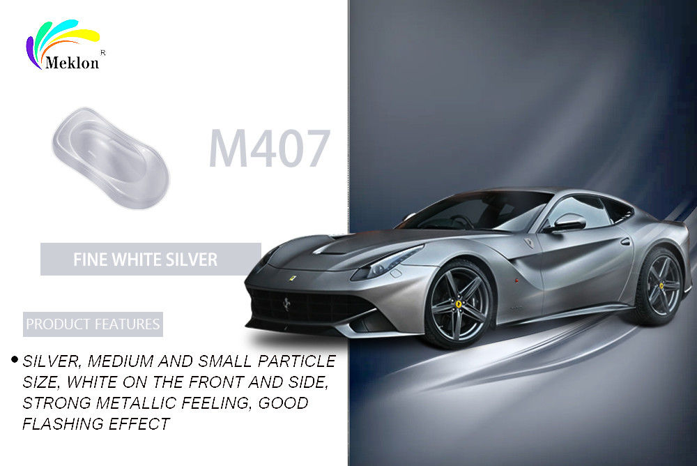 Practical Metallic Silver Auto Paint Anti UV, Non Toxic Silver Color Spray Per Auto