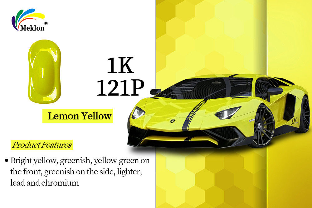 1K giallo limone cambiamento multi colore cameleone pigmento spray per la vernice auto