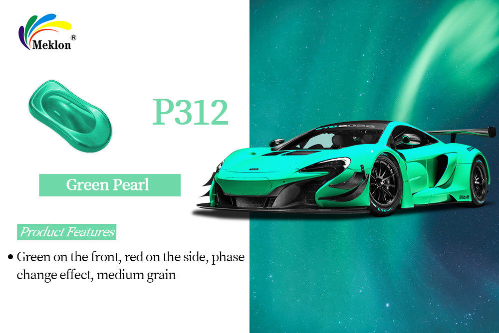 Vernice verde perla impermeabile per auto Anti UV Stabile 1K Basecoat per carrozzeria auto