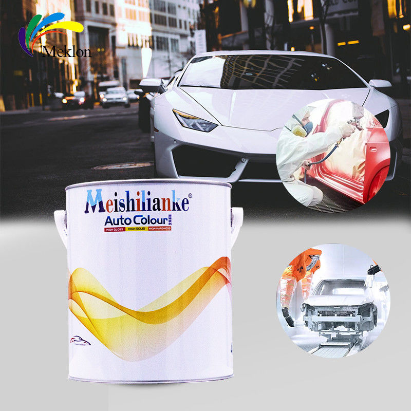 Vernice per auto bianco cristallo 1K, strato di base, materiale acrilico antiossidazione e anticorrosione