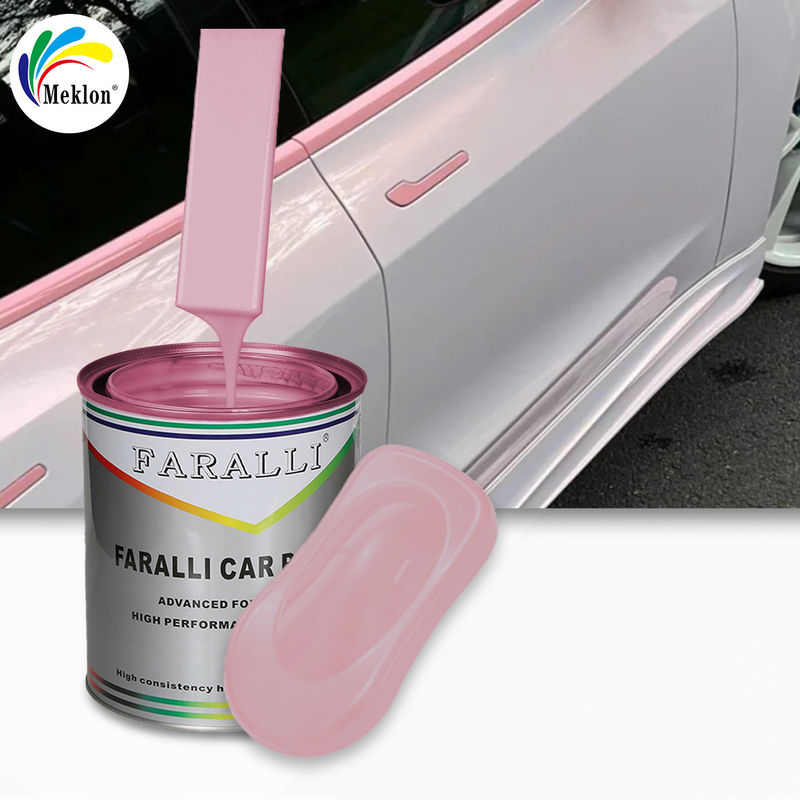 Interferenza altamente responsabile Colore perla rossa 1Lx12 Vernice per auto Basecoat per spray