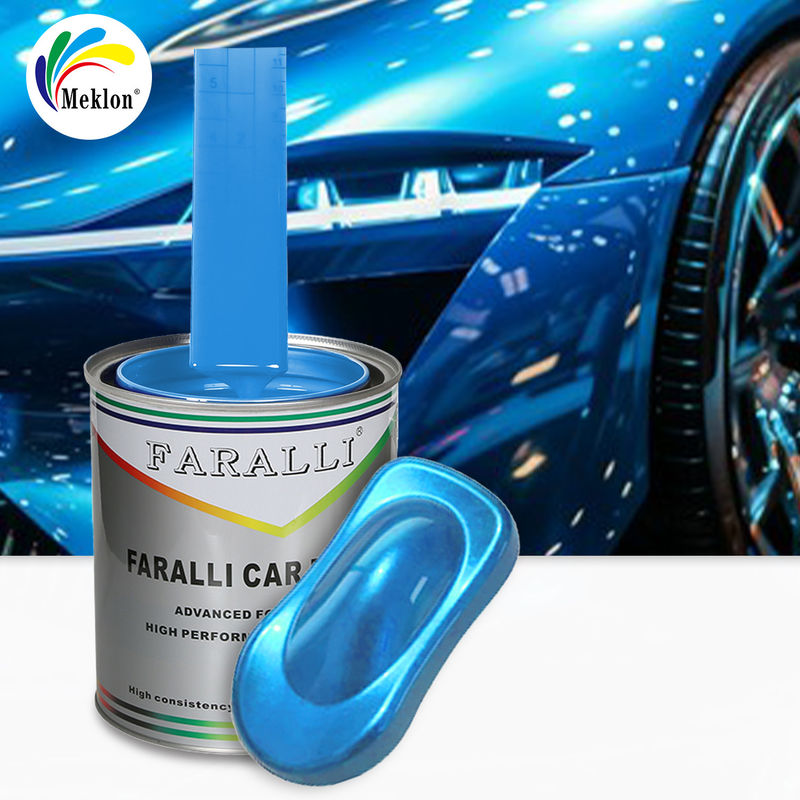 1K Frost neve Blu lucente Acrilico colori solidi Vernice auto per la riparazione di carrozzeria di auto usate