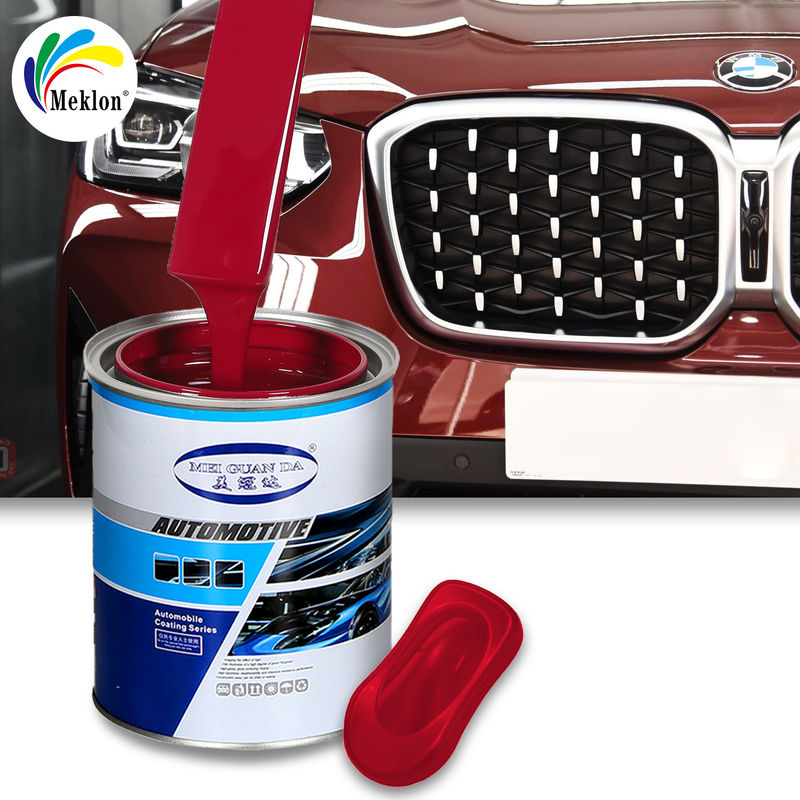 Facile levigatura 1k colore rosso acrilico polimero auto rifinitura vernice automobilistica