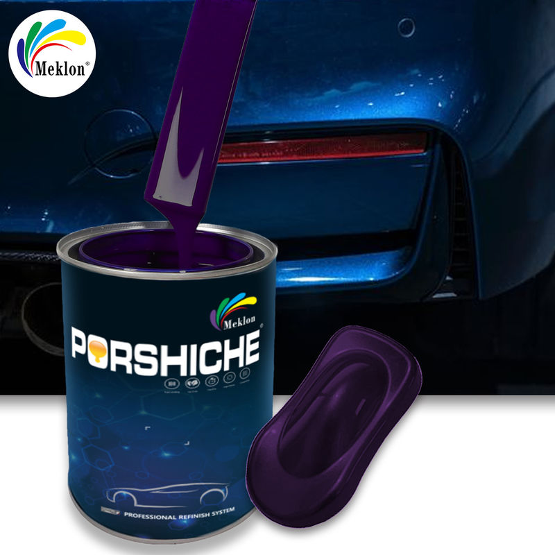 1K Vernice di colore viola Rivestimento automatico Rifinitura Riparazione Tintura Sistema Spray Vernice Autobody