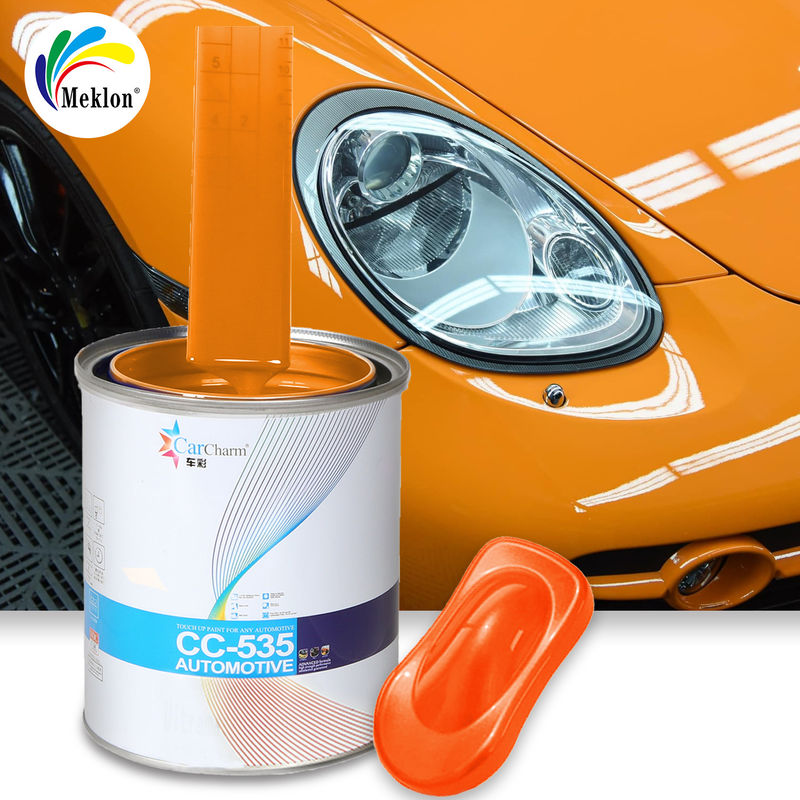 Vernice per auto eccellente copertura 1K 2K colore arancione abito di base per auto rifinire vernice per auto