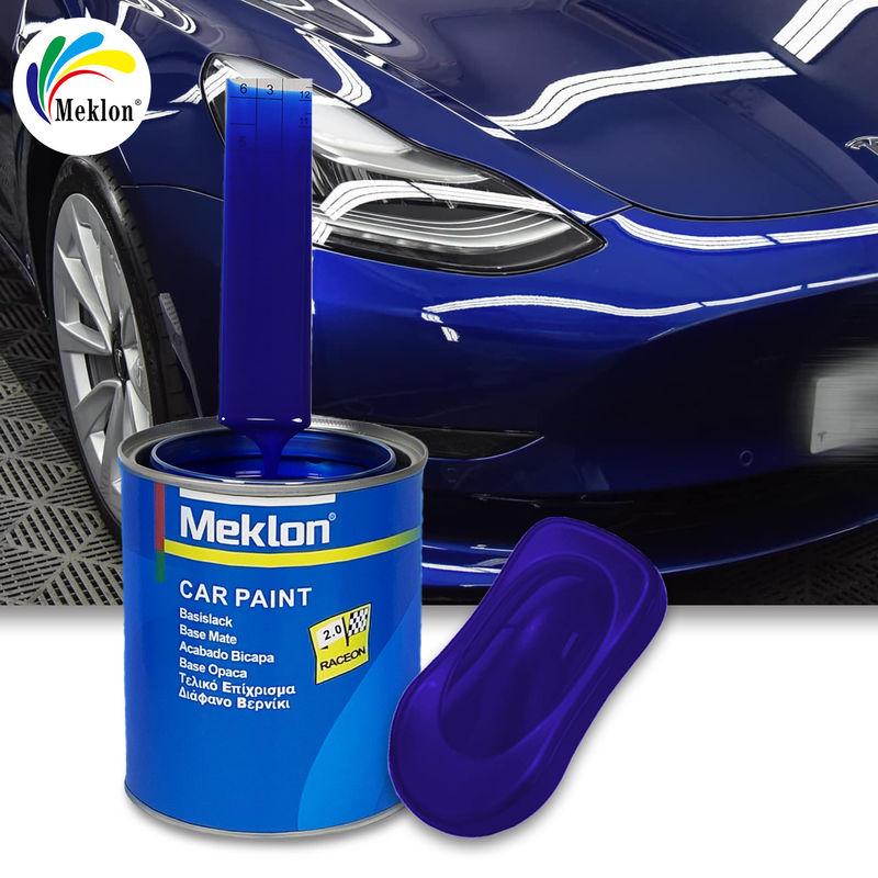 Vernice per carrozzeria auto 1K Basecoat Colori perla blu Cristallo Rivestimento Automotive Spray Vernice per auto base