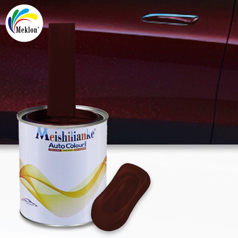1K Vernice di riparazione auto rossa Vernice auto Colori di vernice Spettrofotometro Miscelazione Tinting Machine 2K Topcoat Refinishing