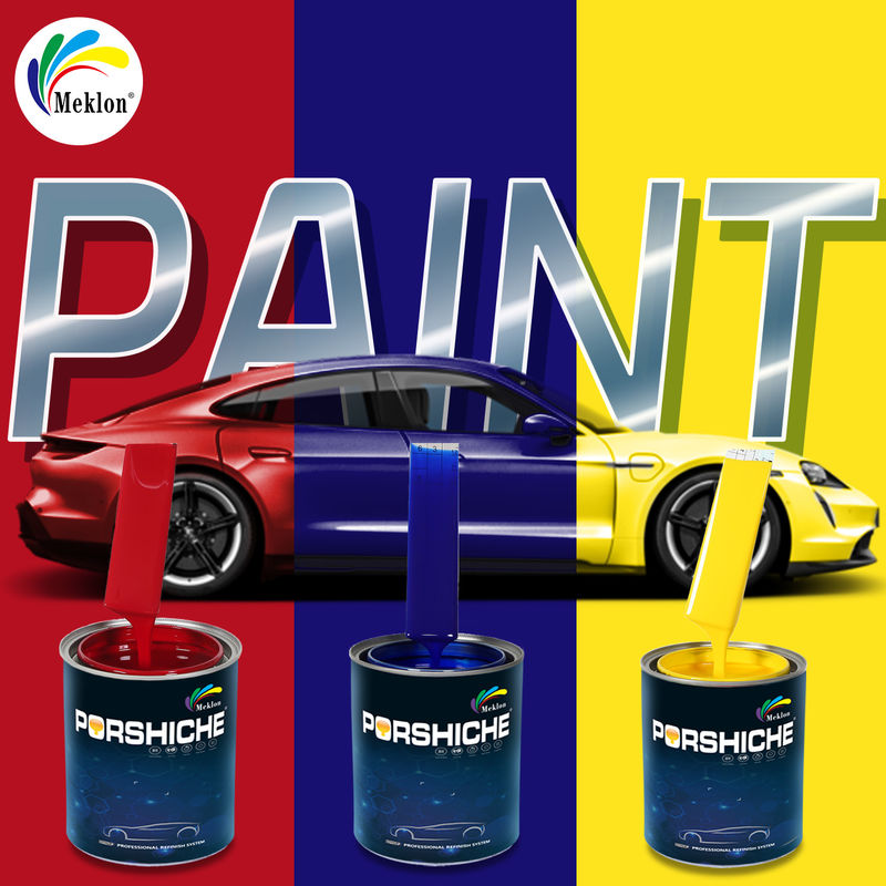 Colori solidi ad alto lucido Fabbrica di vernici per auto Basecoat Vernice per auto Vernice automobilistica