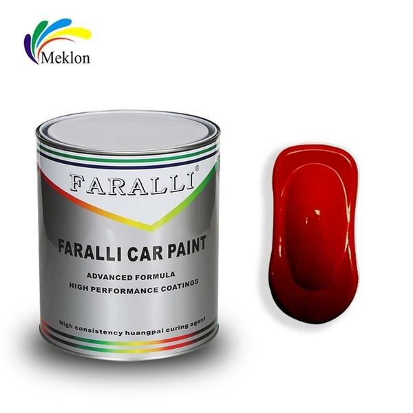 Al dettaglio Vernice per rifiniture automobilistiche 2k Colore solido Vernice per auto per automobili