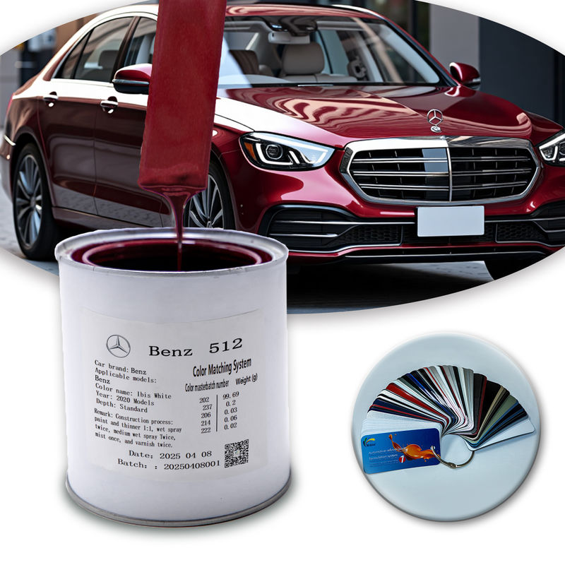 Verniciatura acrilica per Mercedes-Benz DB512 con finitura ad alto lucido