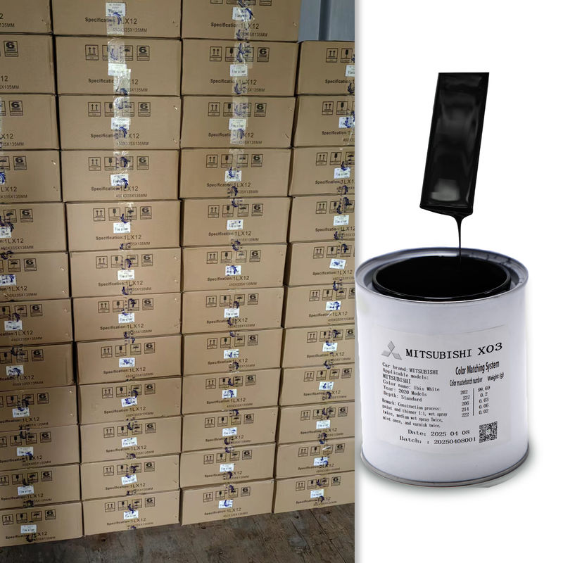 Vernice per auto nero ossidiana mezzanotte personalizzabile MK105 OEM Ultra Black