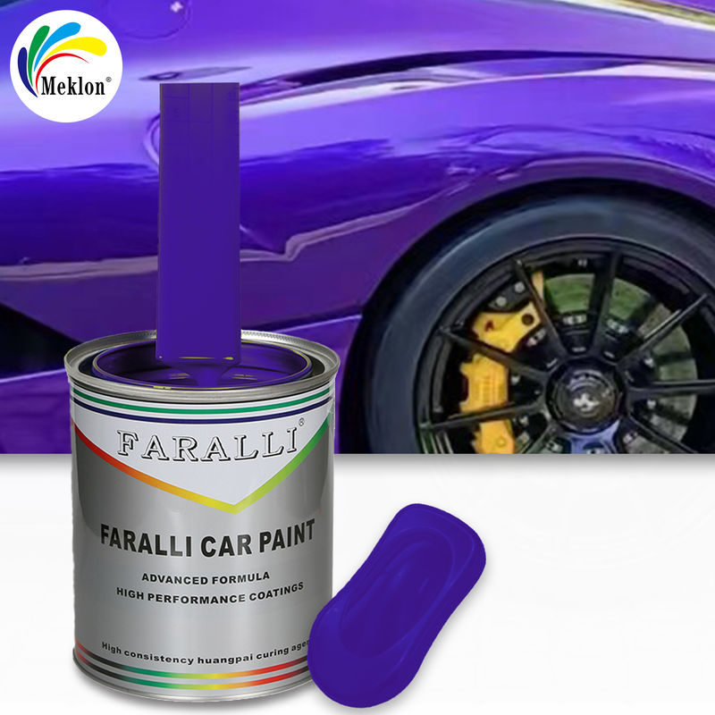 Vernice spray per auto blu viola metallizzato con alte prestazioni e basse emissioni di VOC