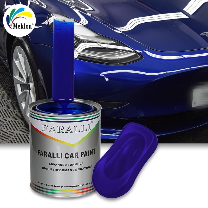 Asciugatura rapida ed efficiente Vernice metallica blu profondo che corrisponde al colore originale di fabbrica per la verniciatura a spray auto