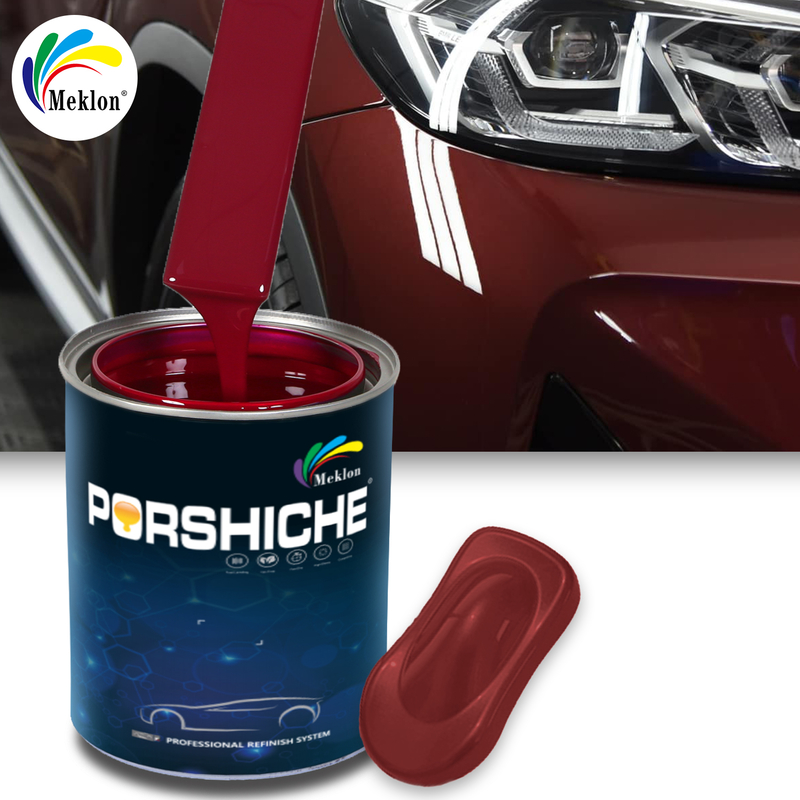 Abbinare il colore originale di fabbrica con elevato costo-efficacia per la riparazione e verniciatura di auto rosso vino