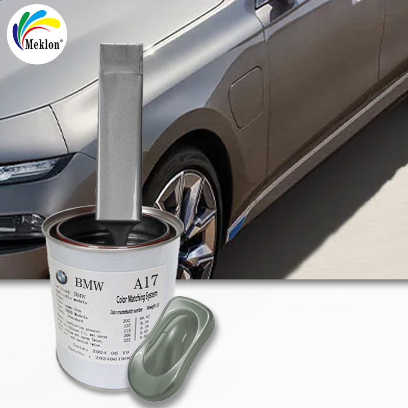 Vernice spray per auto grigio metallizzato resistente all'usura con prestazioni elevate che corrispondono al colore originale di fabbrica